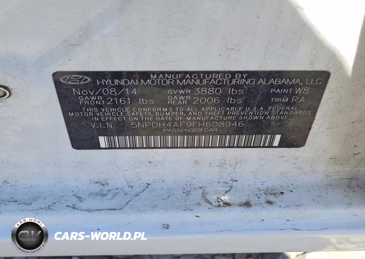 2015 Hyundai Elantra Se VIN:5NPDH4AE9FH608946 - 13