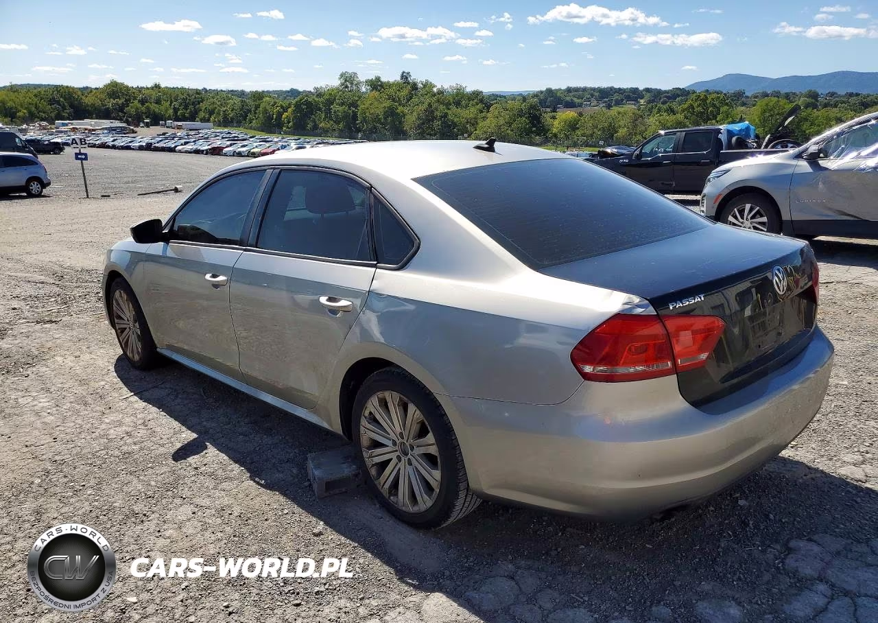 2014 Volkswagen Passat S VIN:1VWAP7A34EC024998 - 2