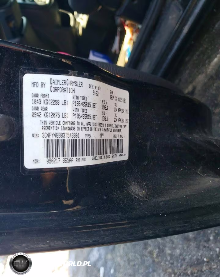 2003 Chrysler Pt Cruiser Classic VIN:3C4FY48B83T543801 - 12