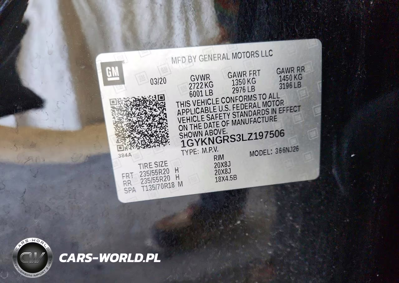2020 Cadillac Xt5 Sport VIN:1GYKNGRS3LZ197506 - 13