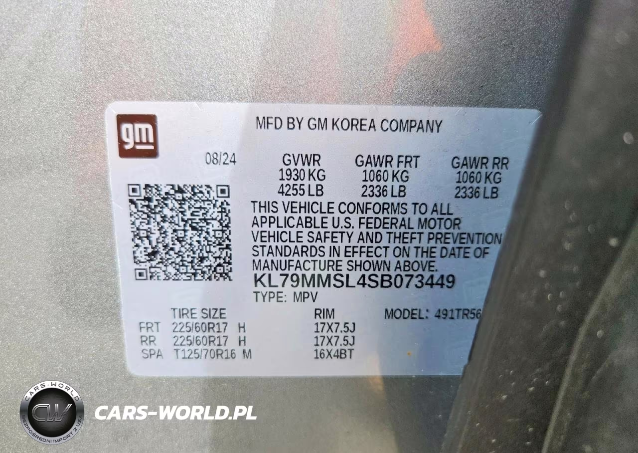 2025 Chevrolet Trailblazer Ls VIN:KL79MMSL4SB073449 - 14