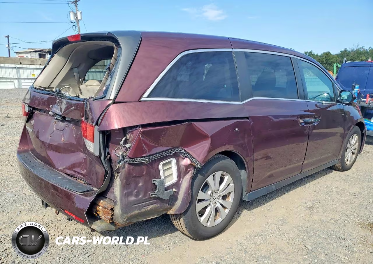 2015 Honda Odyssey Exl VIN:5FNRL5H63FB009564 - 3