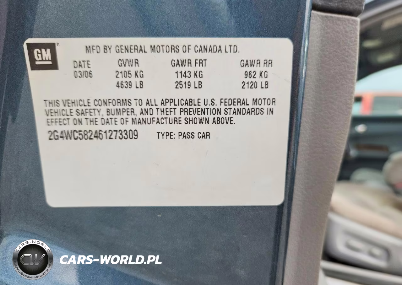 2006 Buick Lacrosse Cx VIN:2G4WC582461273309 - 13