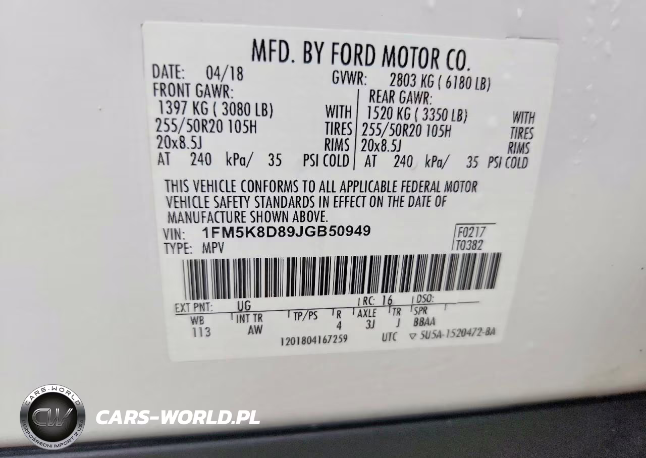 2018 Ford Explorer Xlt VIN:1FM5K8D89JGB50949 - 14