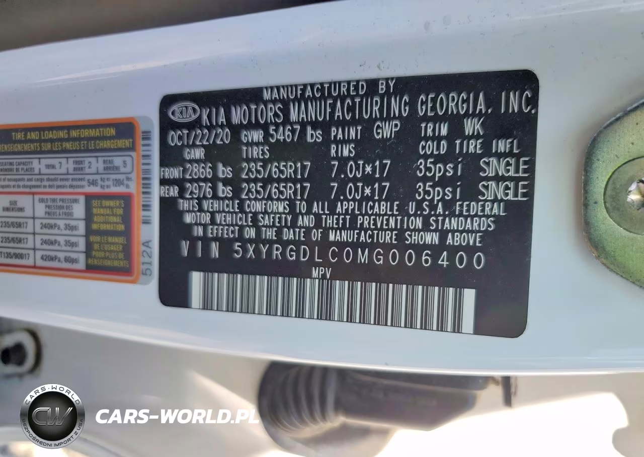 2021 Kia Sorento Lx VIN:5XYRGDLC0MG006400 - 13