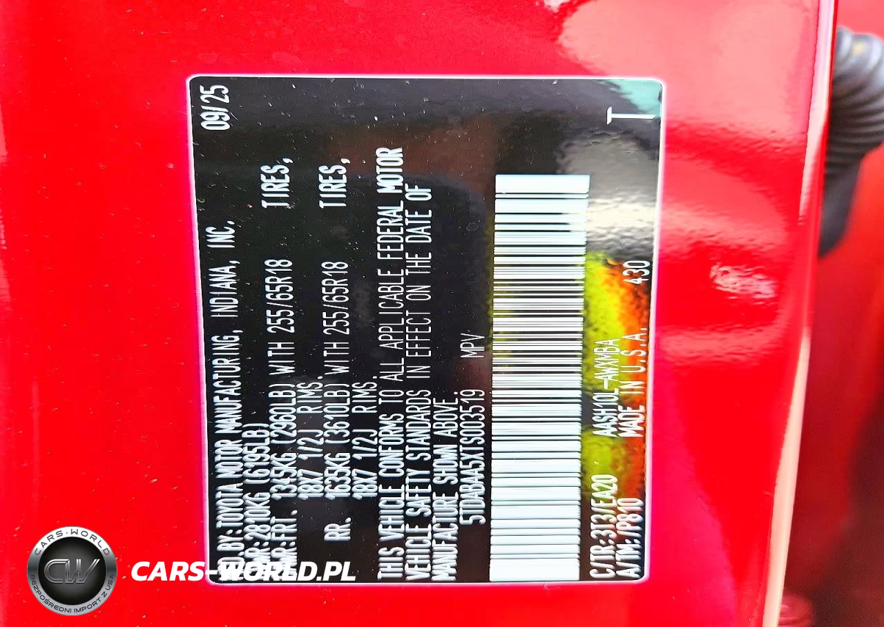 2026 Toyota Grand Highlander Xle VIN:5TDABAA5XTS003519 - 14