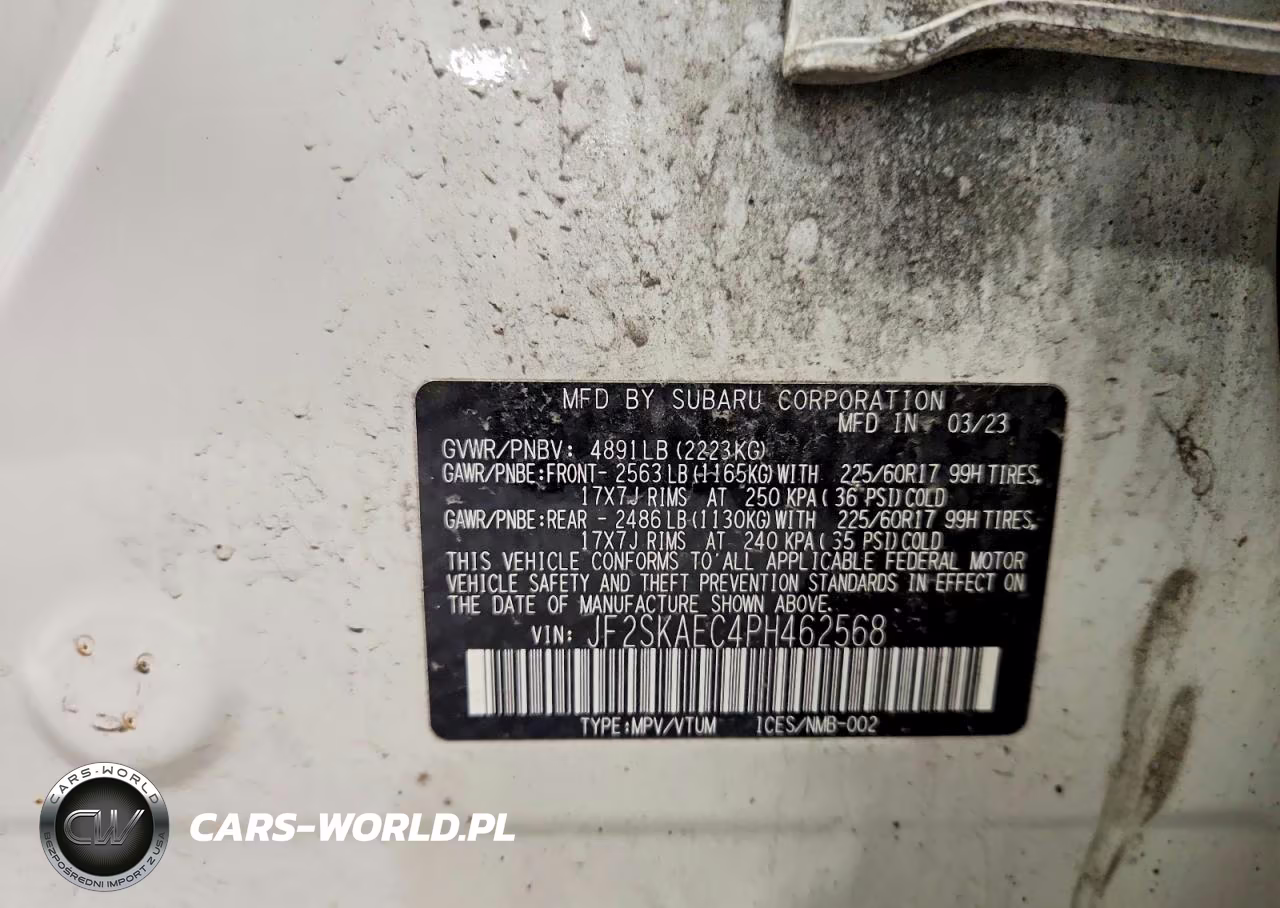 2023 Subaru Forester Premium VIN:JF2SKAEC4PH462568 - 13