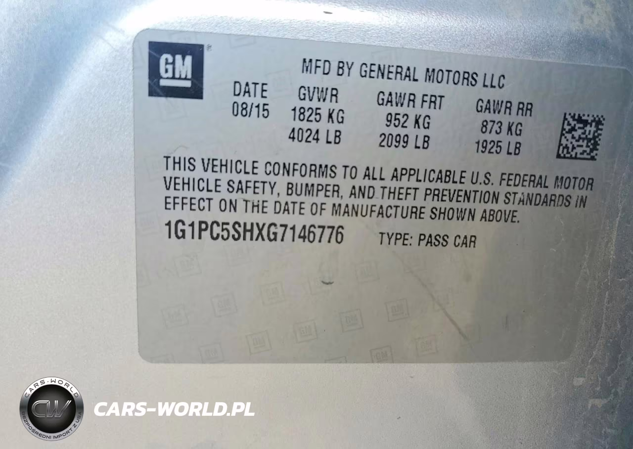 2016 Chevrolet Cruze Limited Ls VIN:1G1PC5SHXG7146776 - 12