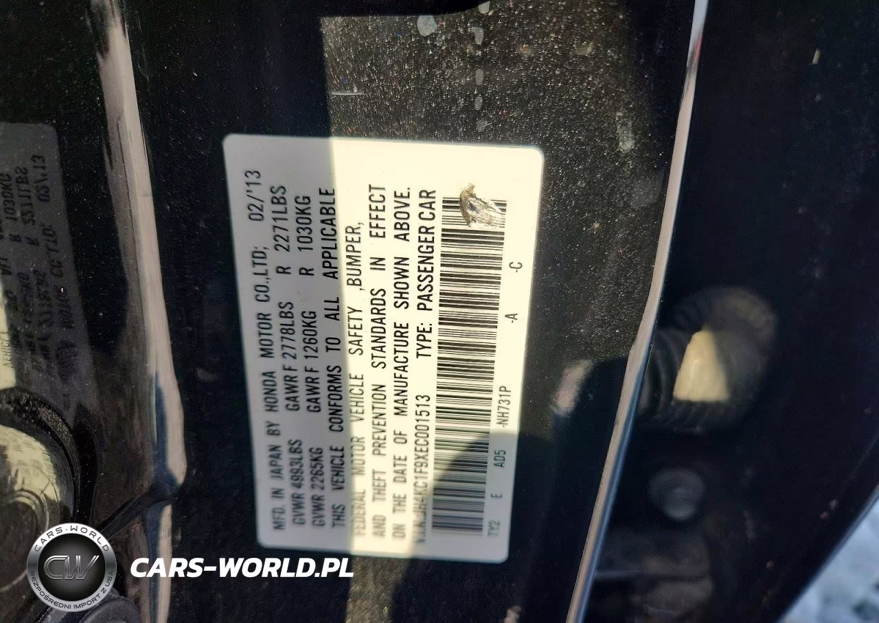 2014 Acura Rlx Advance VIN:JH4KC1F9XEC001513 - 12