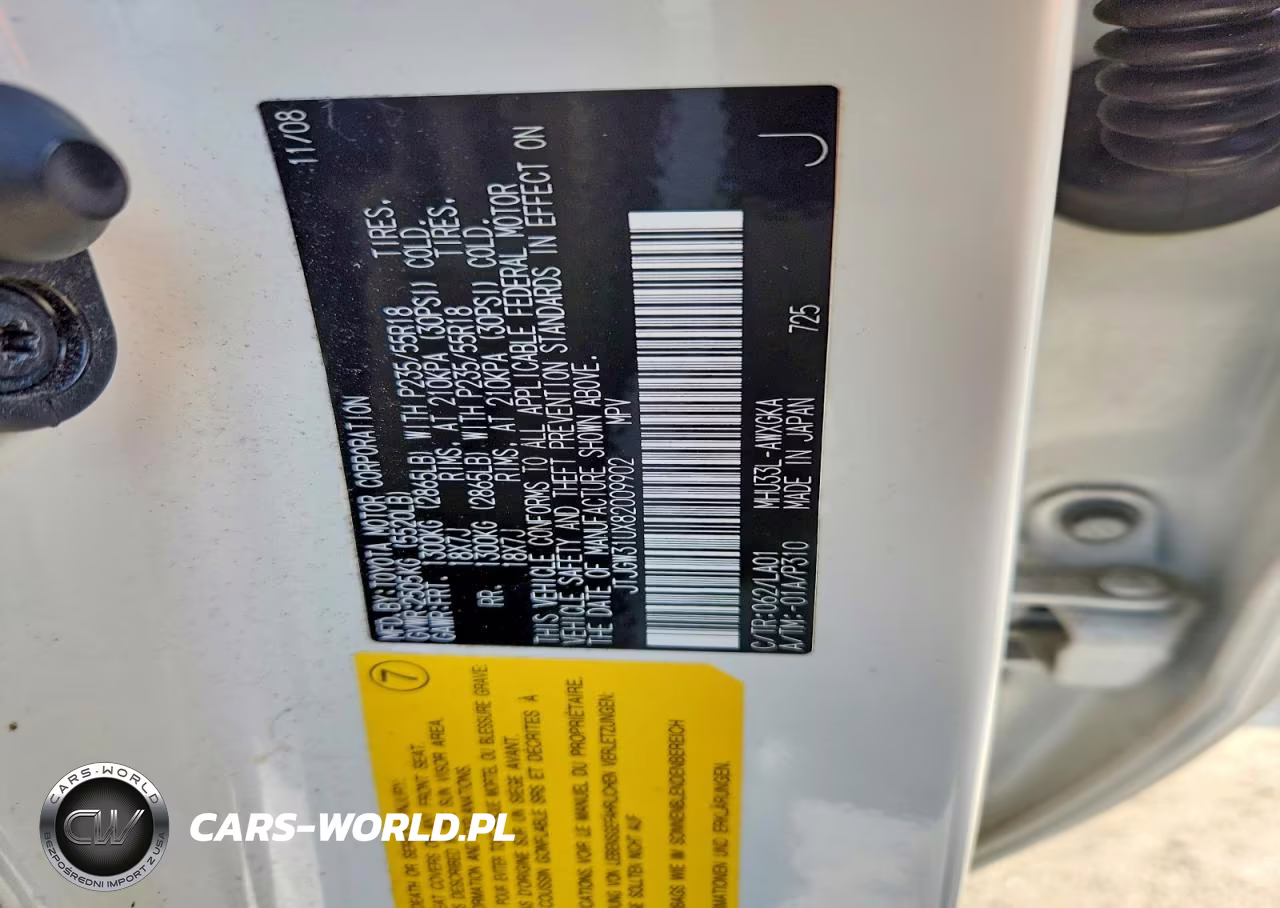 2008 Lexus Rx 400H VIN:JTJGW31UX82009902 - 12