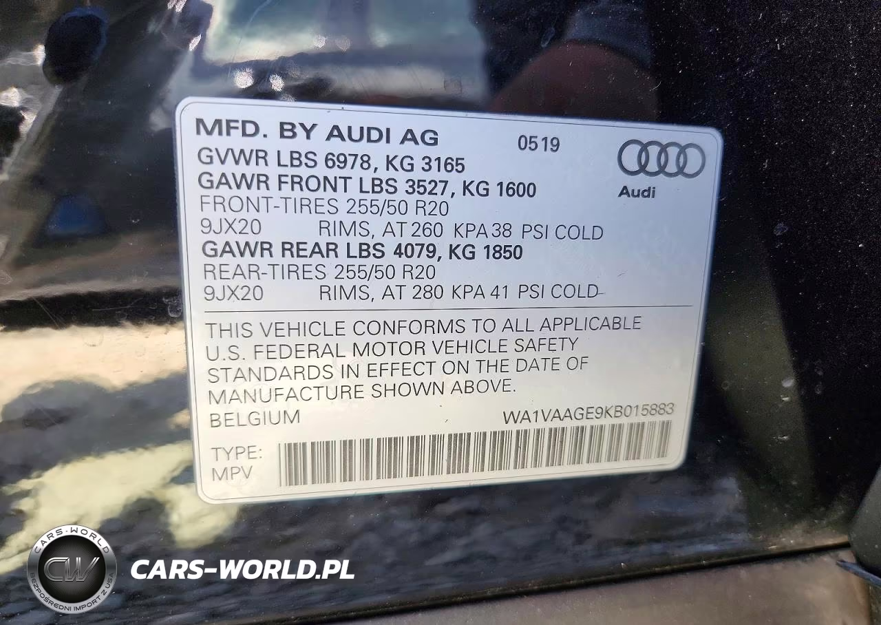 2019 Audi E-Tron Prestige VIN:WA1VAAGE9KB015883 - 14
