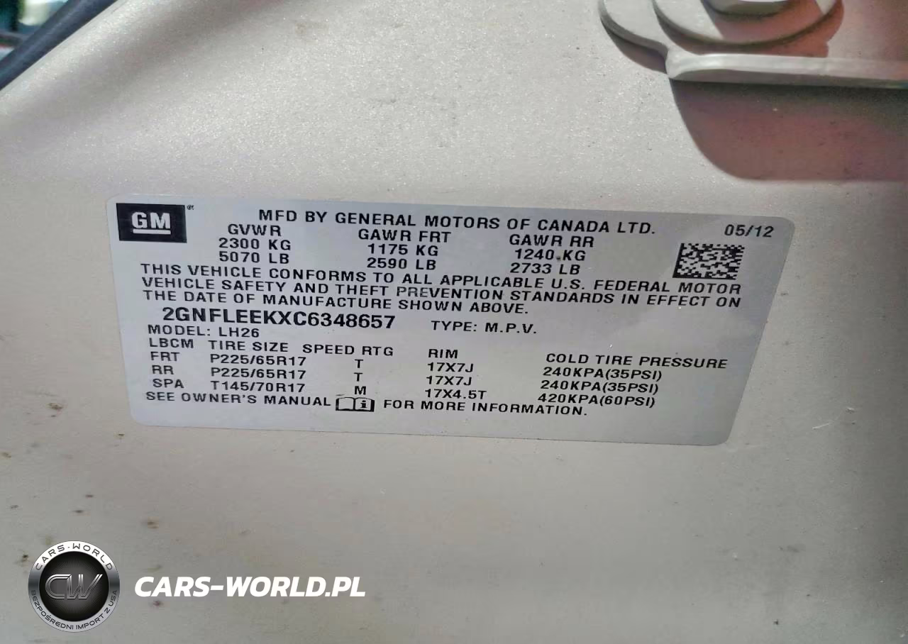 2012 Chevrolet Equinox Lt VIN:2GNFLEEKXC6348657 - 13