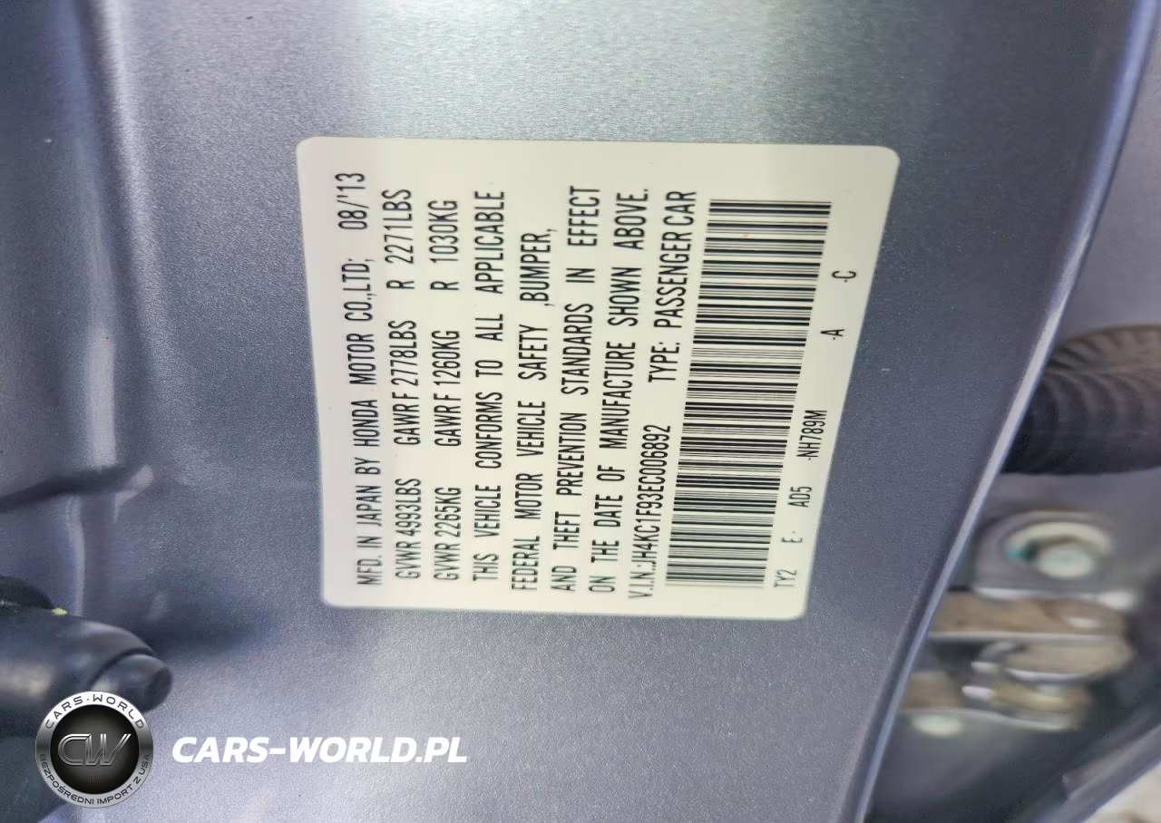 2014 Acura Rlx Advance VIN:JH4KC1F93EC006892 - 12