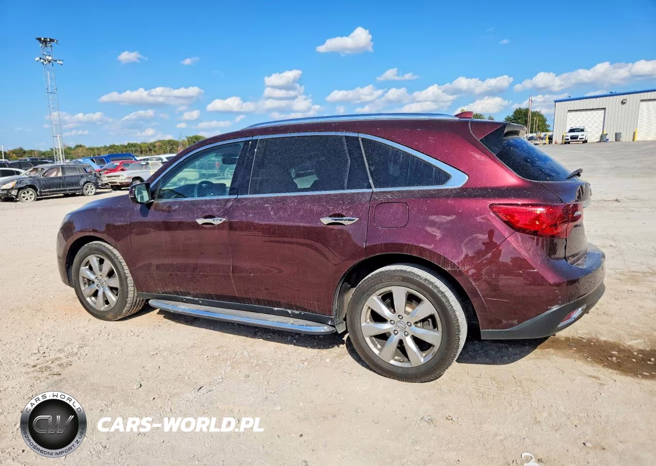 2016 Acura Mdx Advance VIN:5FRYD4H90GB060758 - 2