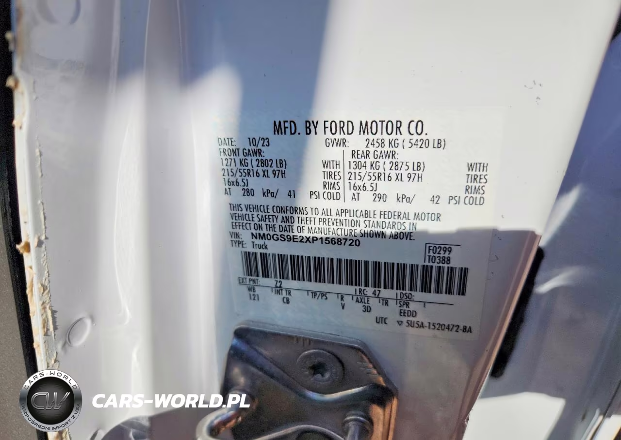 2023 Ford Transit Connect Xl VIN:NM0GS9E2XP1568720 - 13