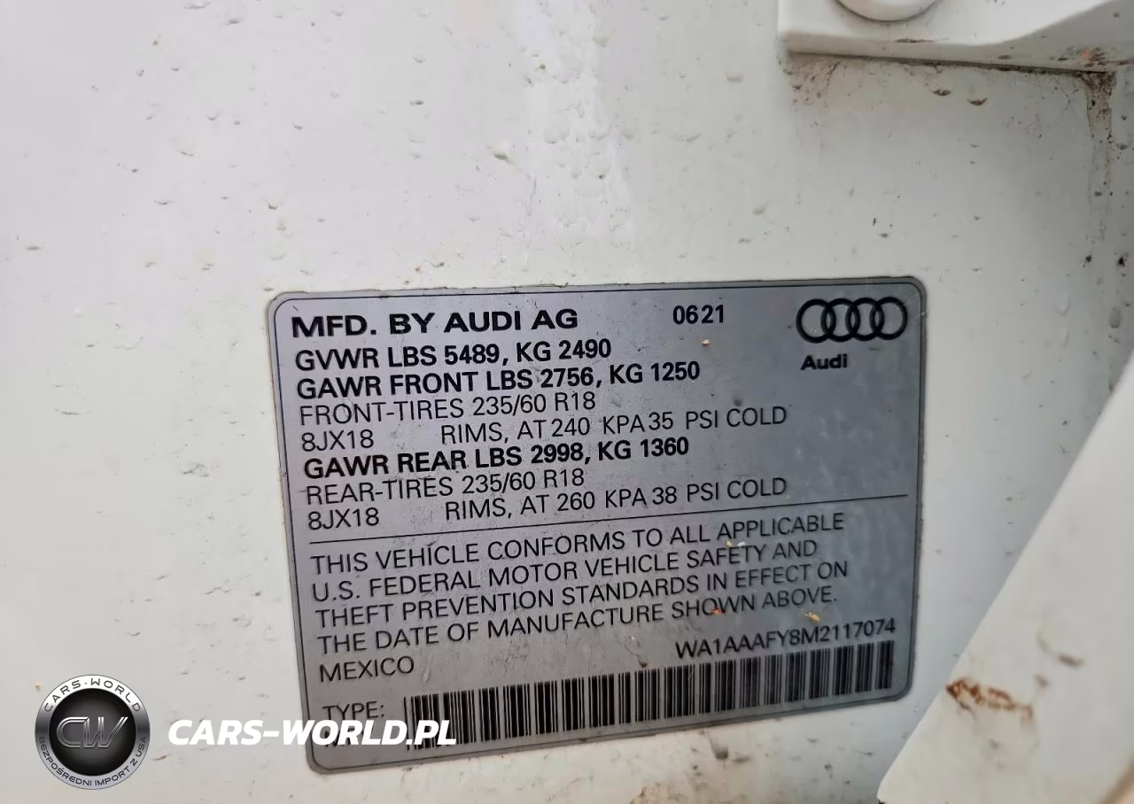 2021 Audi Q5 Premium VIN:WA1AAAFY8M2117074 - 13