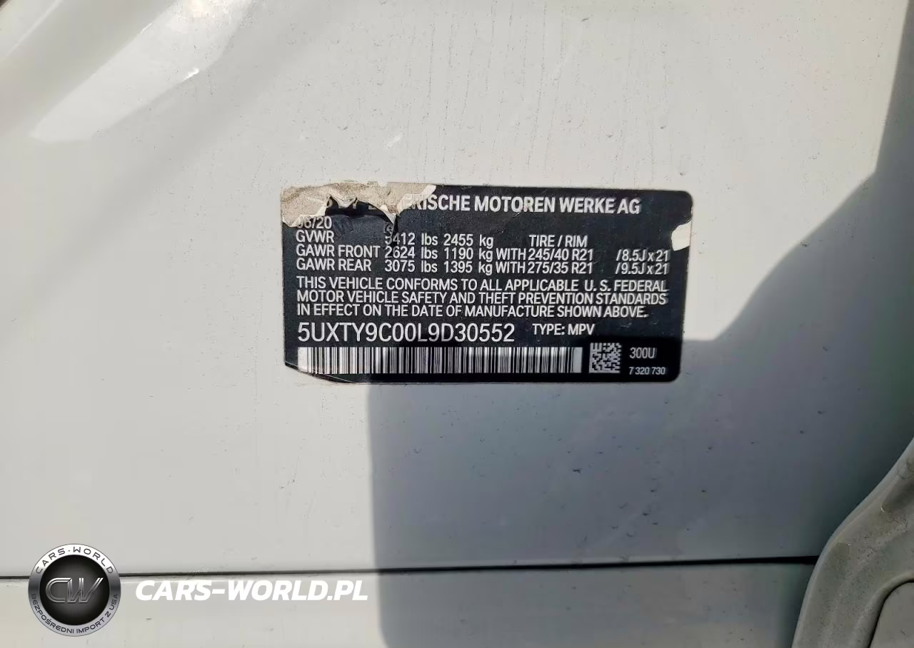 2020 BMW X3 M40I VIN:5UXTY9C00L9D30552 - 12