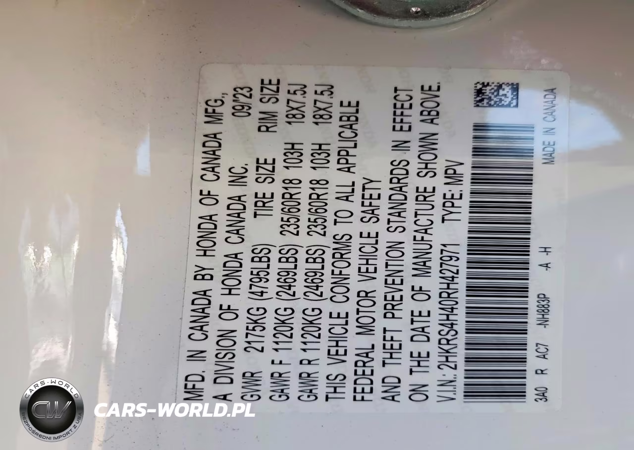 2024 Honda Cr-V Ex VIN:2HKRS4H40RH427971 - 13