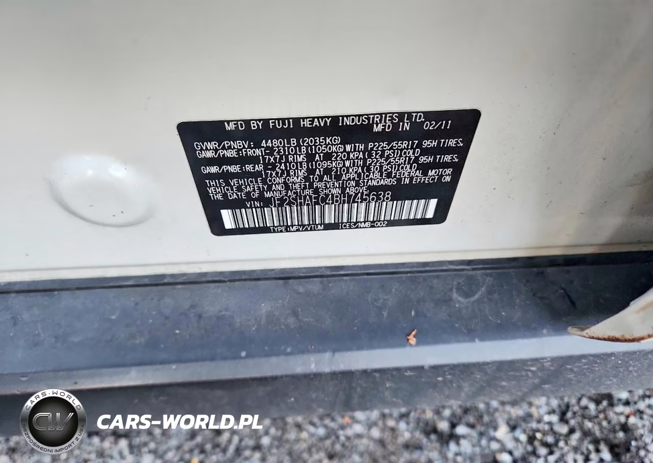 2011 Subaru Forester Limited VIN:JF2SHAFC4BH745638 - 13
