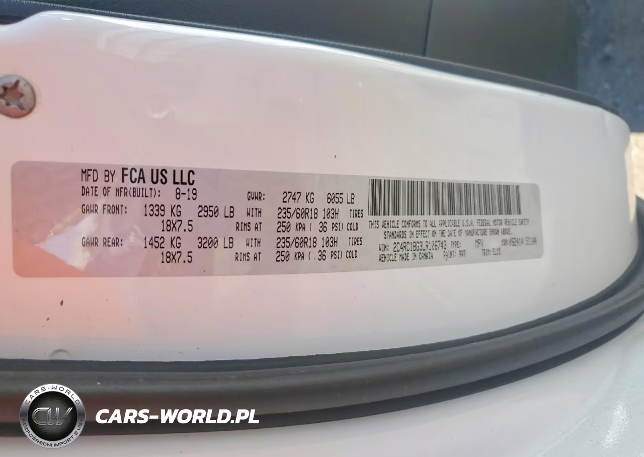 2020 Chrysler Pacifica Touring L VIN:2C4RC1BG3LR106743 - 13