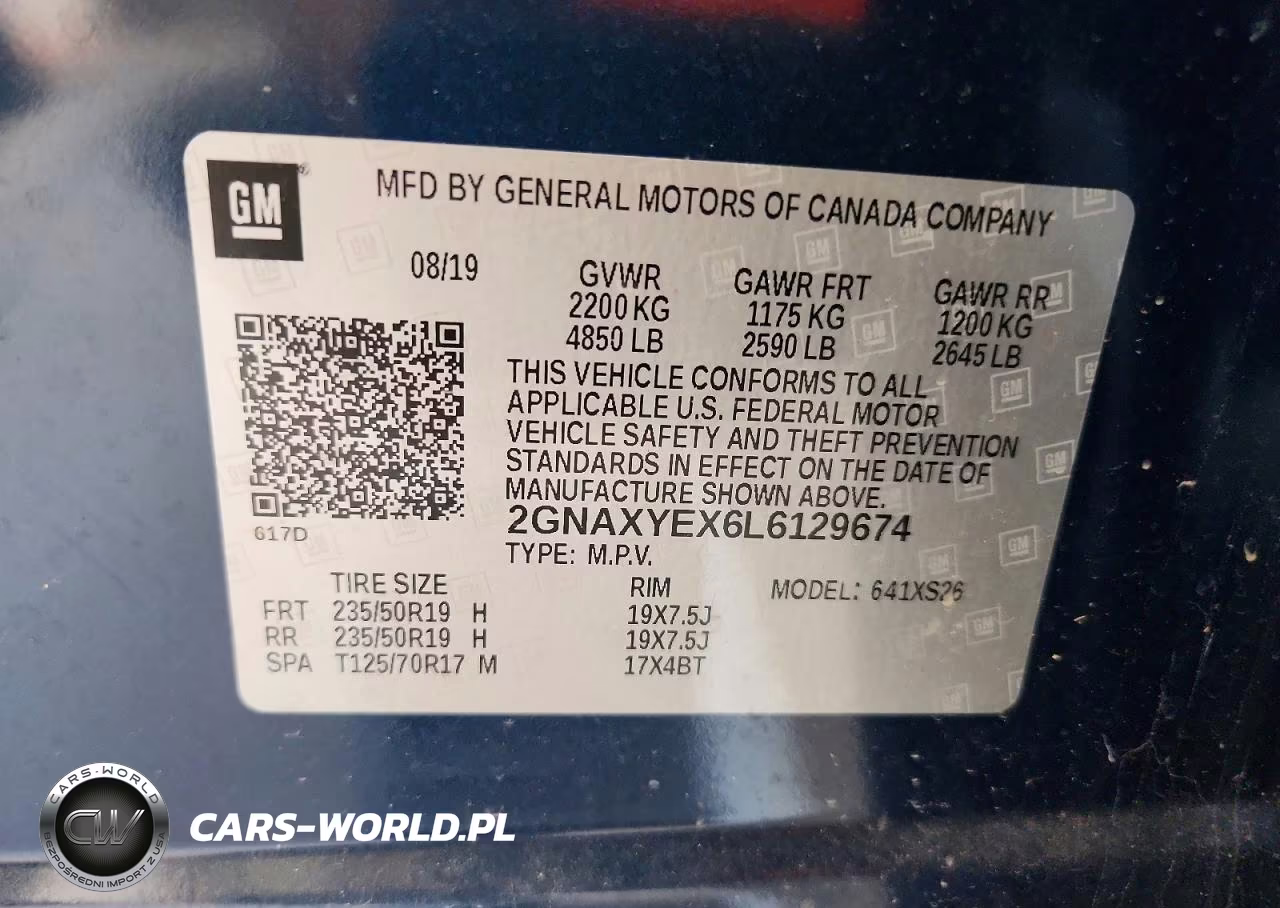 2020 Chevrolet Equinox Premier VIN:2GNAXYEX6L6129674 - 13