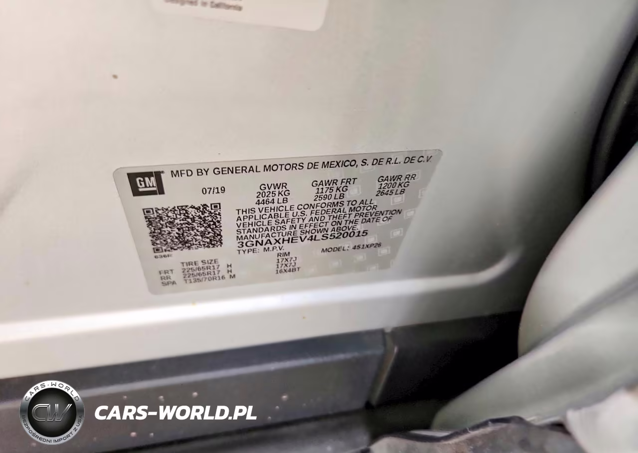 2020 Chevrolet Equinox Ls VIN:3GNAXHEV4LS520015 - 12