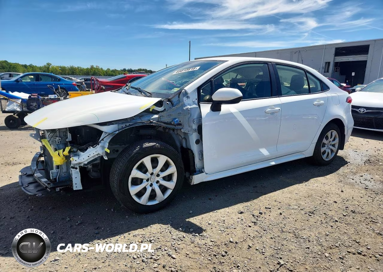 2021 Toyota Corolla Le VIN:JTDEPMAEXMJ140382 - 1