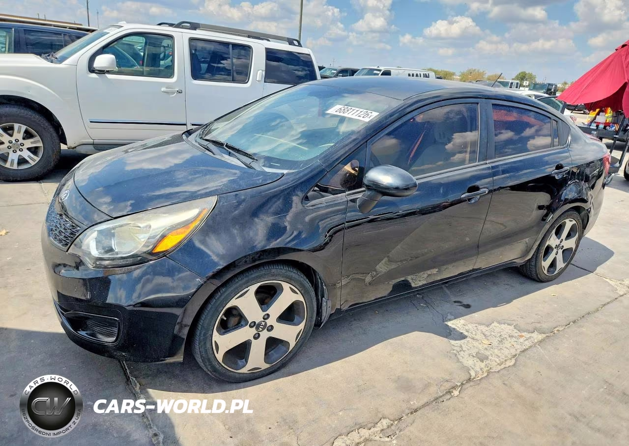 2013 Kia Rio Lx VIN:KNADM4A39D6308824 - 1