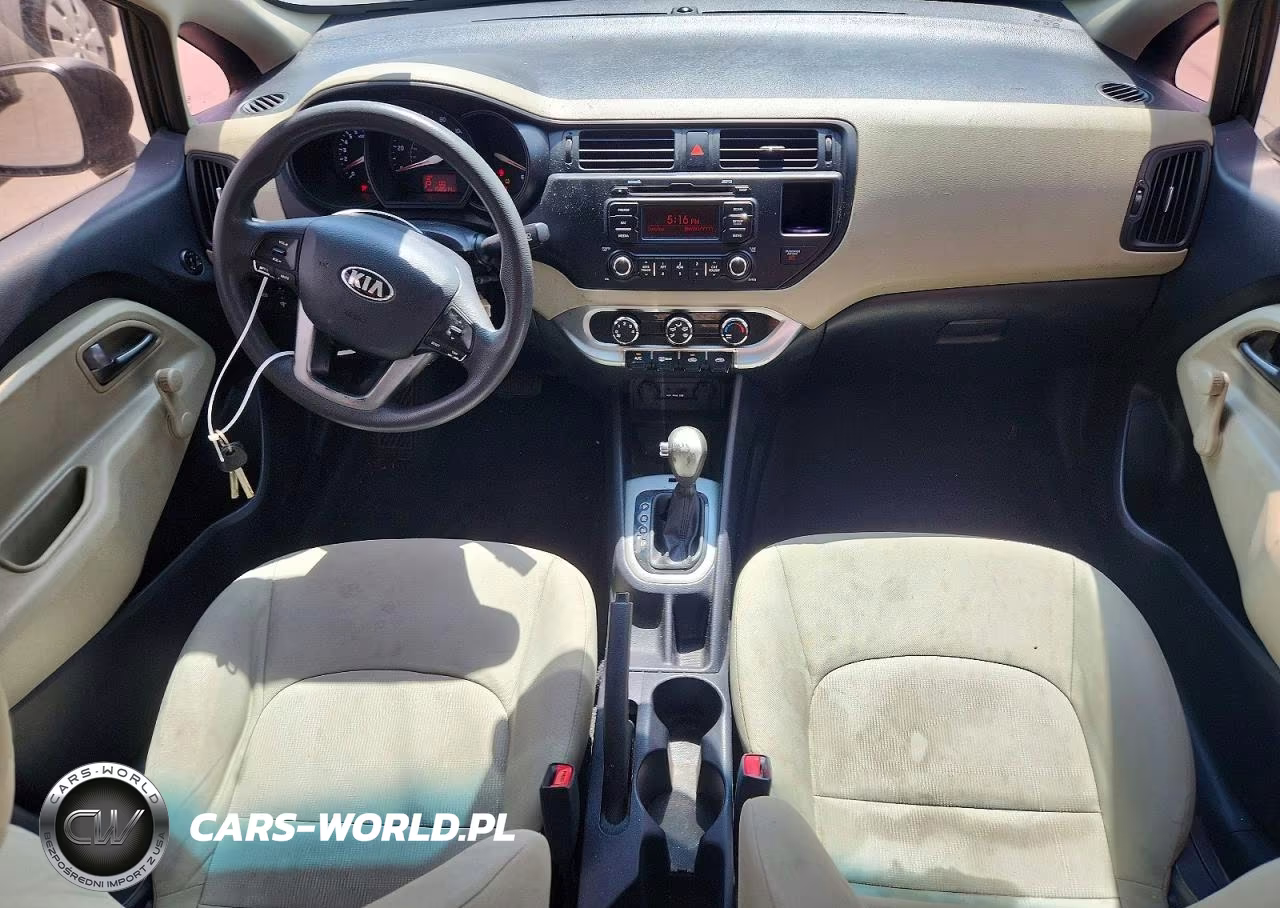 2013 Kia Rio Lx VIN:KNADM4A39D6308824 - 8