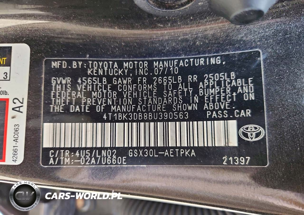 2011 Toyota Avalon Limited VIN:4T1BK3DB8BU390563 - 13