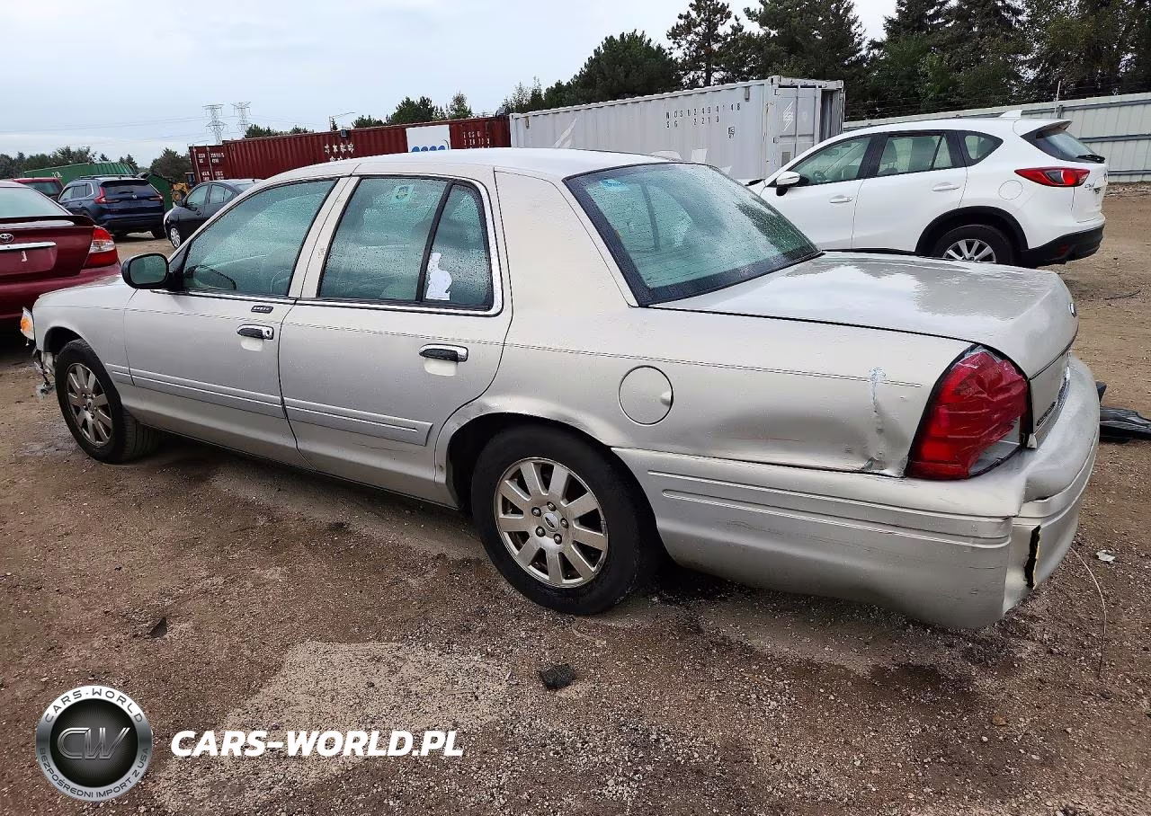 2008 Ford Crown Victoria Lx VIN:2FAFP74V88X119597 - 2