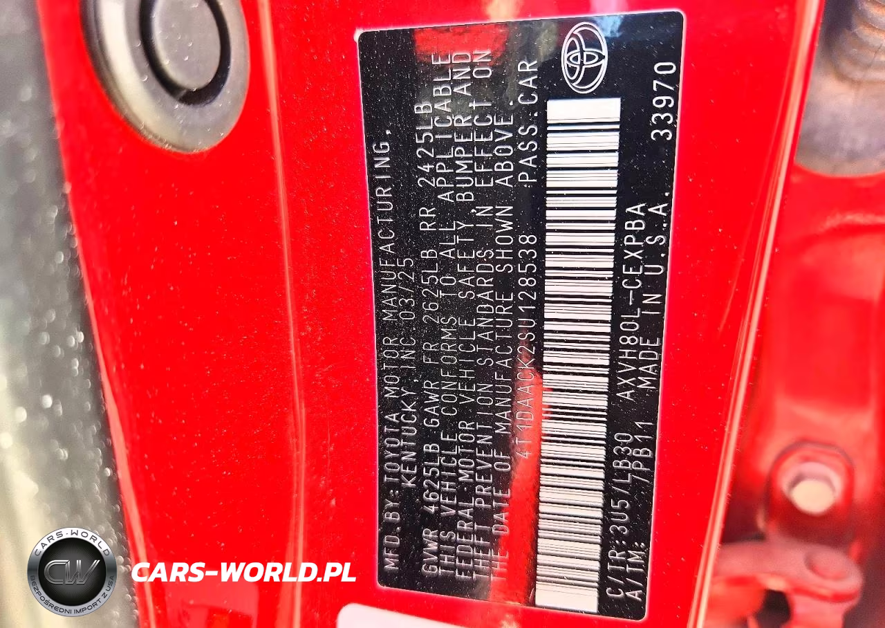 2025 Toyota Camry Xse VIN:4T1DAACK2SU128538 - 12