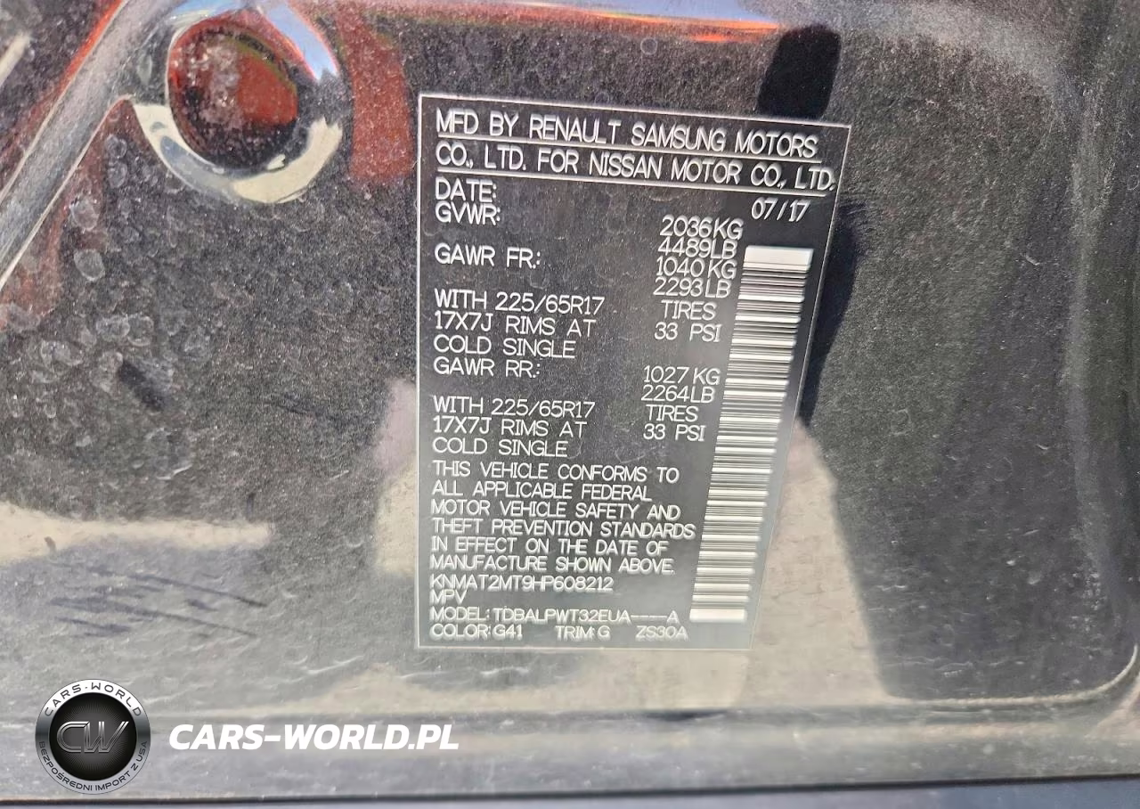 2017 Nissan Rogue S VIN:KNMAT2MT9HP608212 - 14