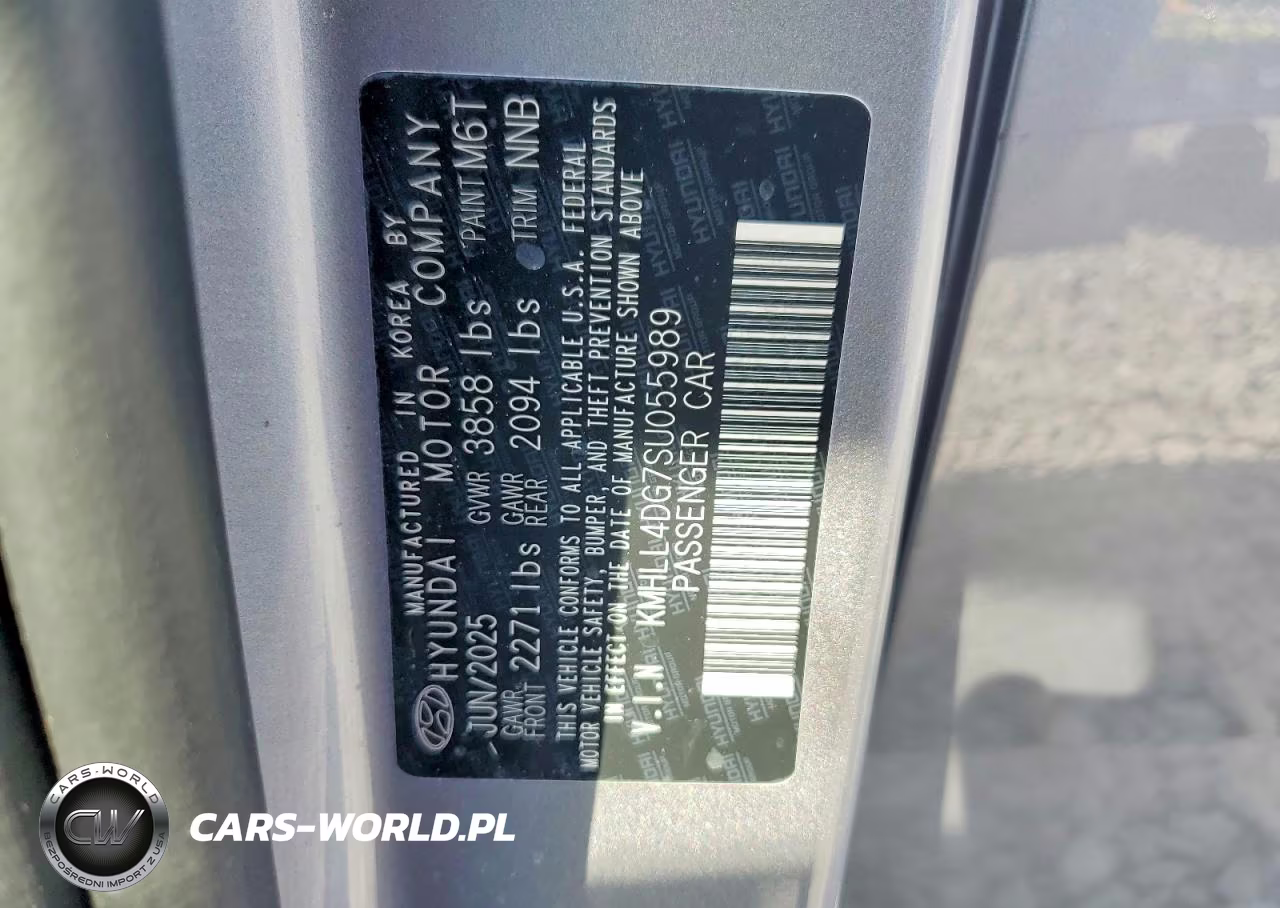 2025 Hyundai Elantra Se VIN:KMHLL4DG7SU055989 - 12