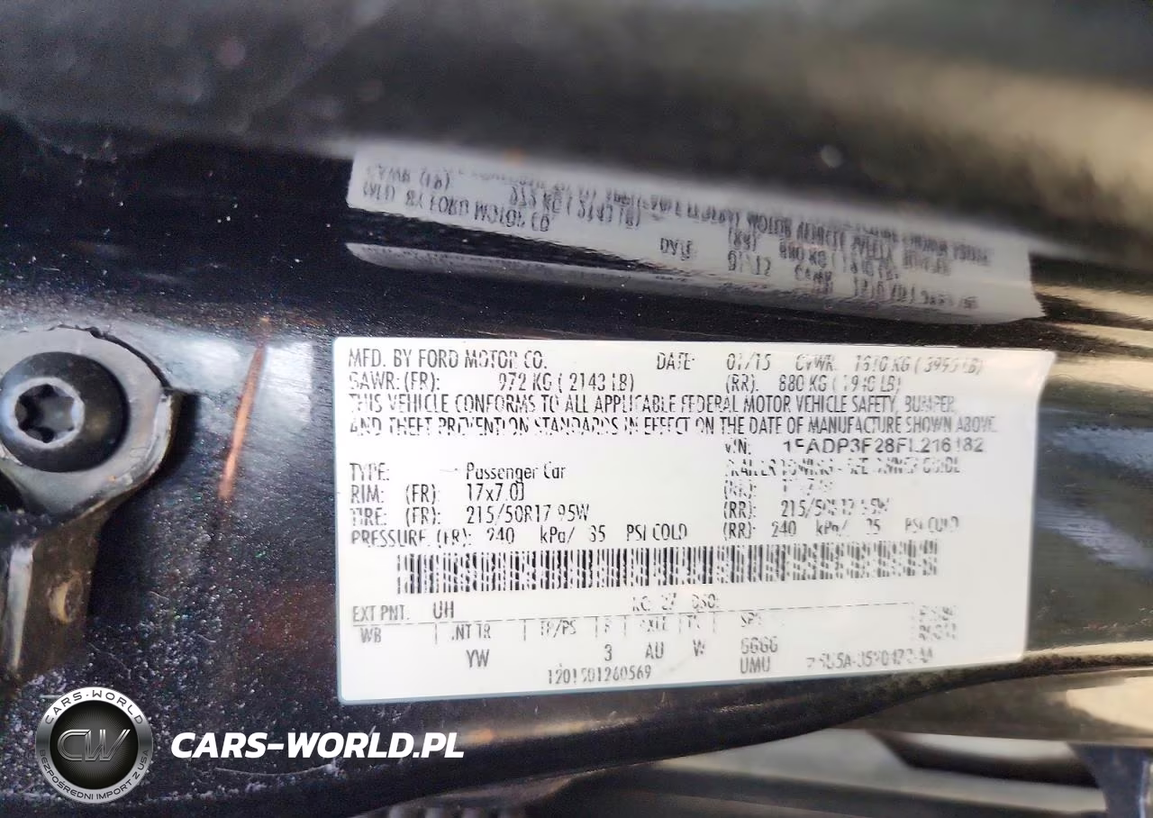 2015 Ford Focus Se VIN:1FADP3F28FL216182 - 12