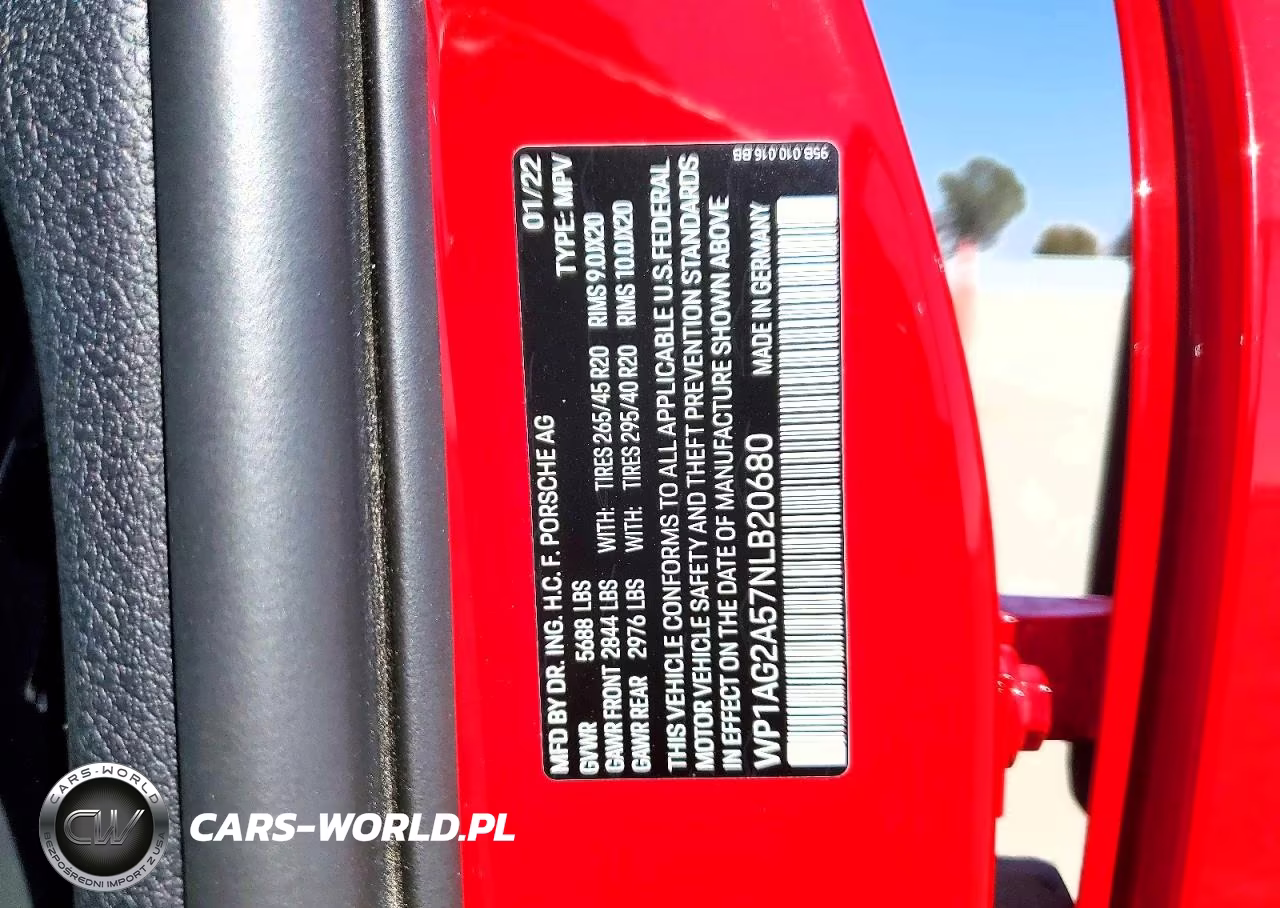 2022 Porsche Macan S VIN:WP1AG2A57NLB20680 - 13