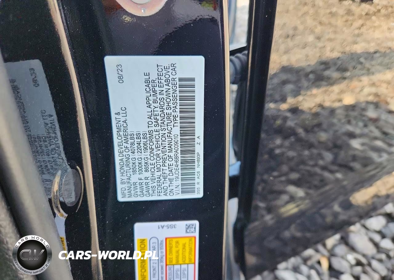 2024 Acura Integra A-Spec Tech VIN:19UDE4H68RA009010 - 12