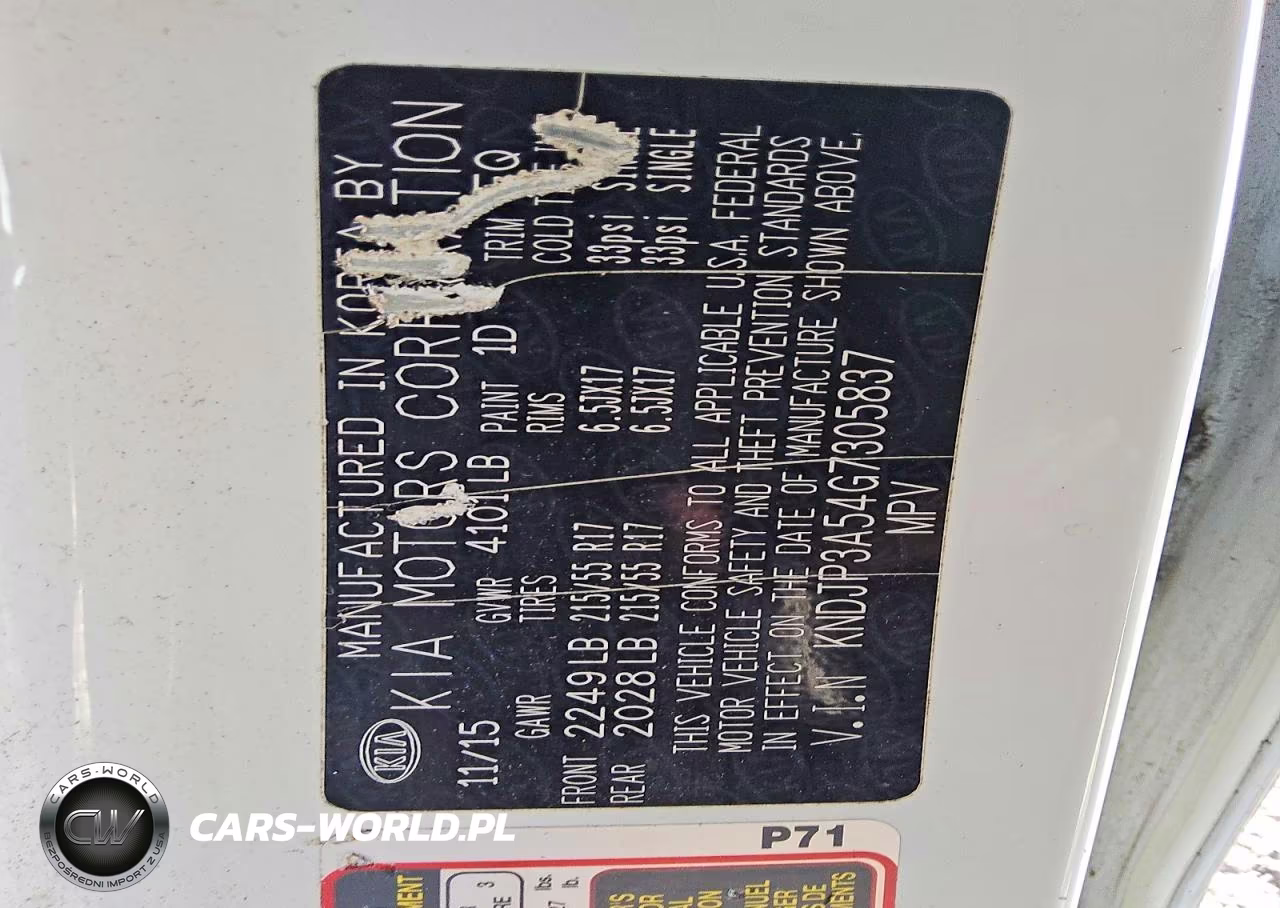 2016 Kia Soul + VIN:KNDJP3A54G7305837 - 13