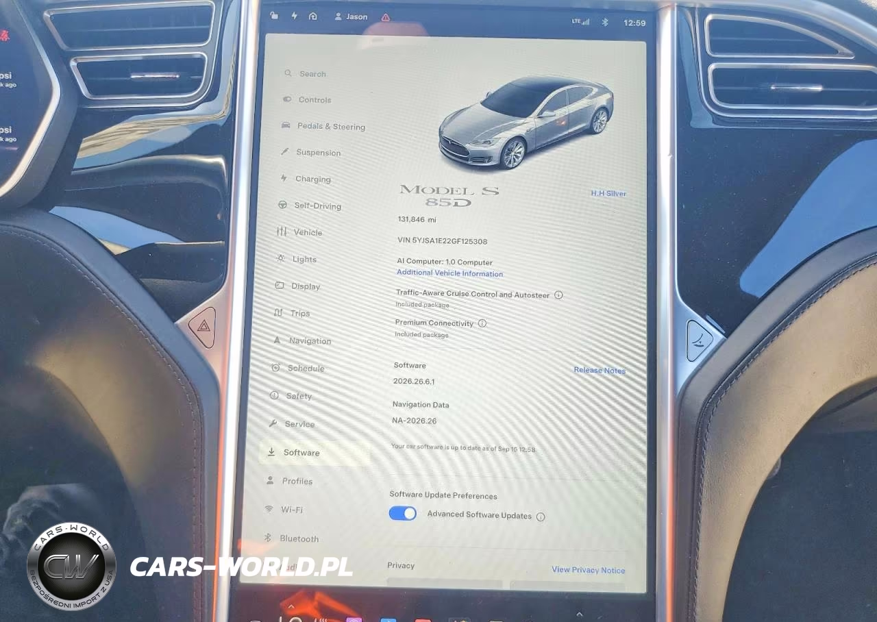 2016 Tesla Model S VIN:5YJSA1E22GF125308 - 9