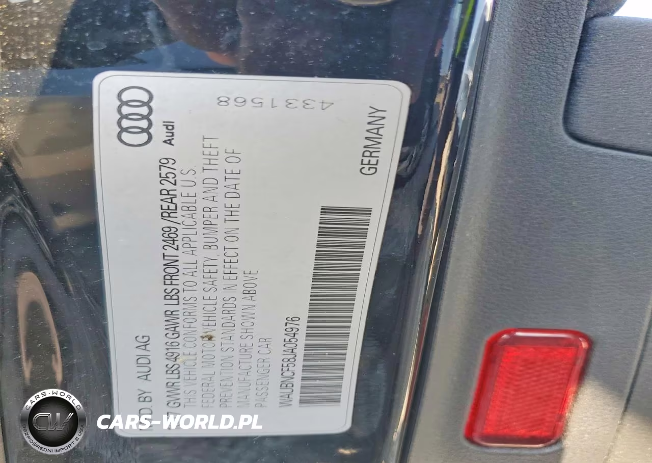2018 Audi A5 Premium Plus VIN:WAUBNCF58JA054976 - 12