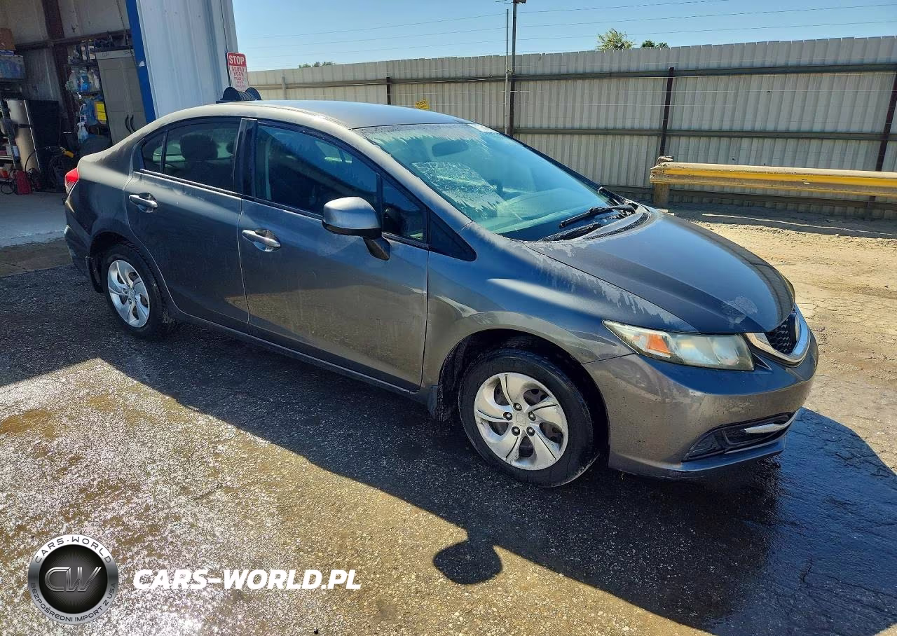 2013 Honda Civic Lx VIN:2HGFB2F53DH572640 - 4