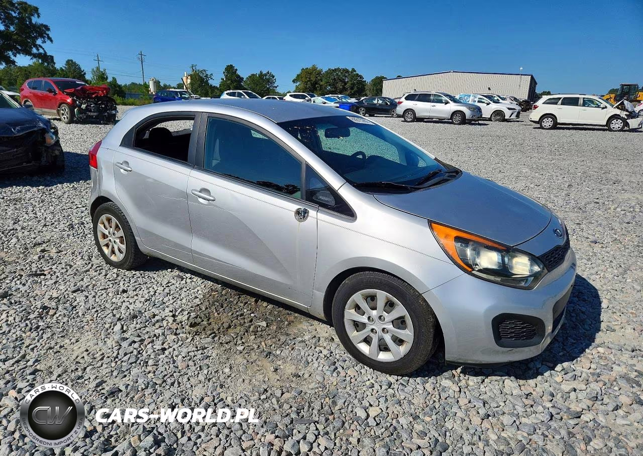 2013 Kia Rio Lx VIN:KNADM5A36D6128383 - 4