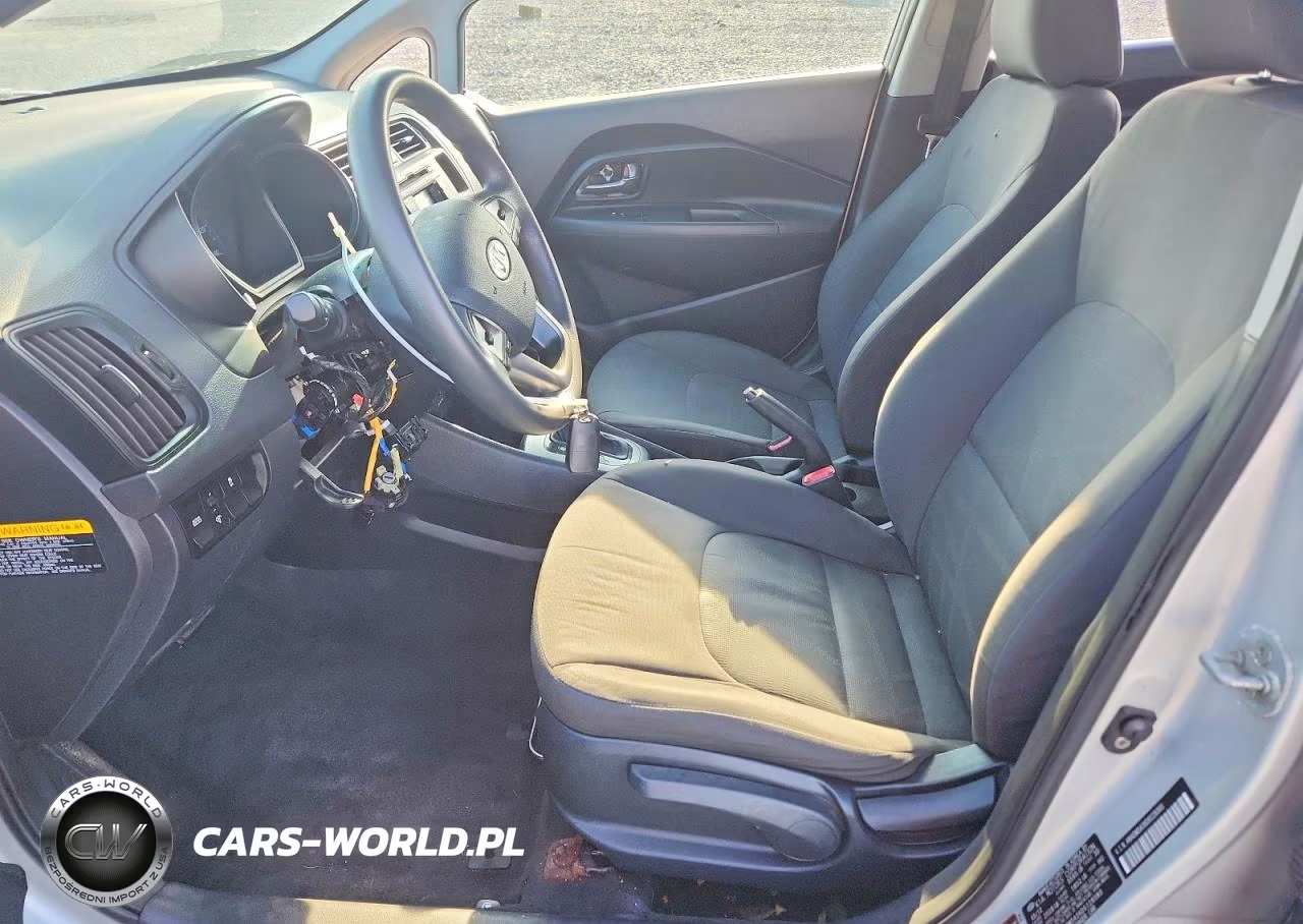 2013 Kia Rio Lx VIN:KNADM5A36D6128383 - 7