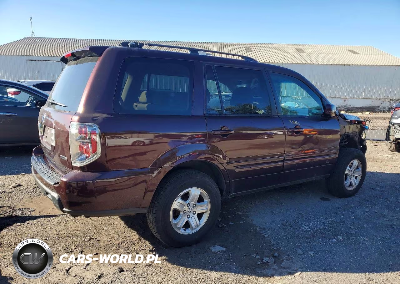 2008 Honda Pilot Vp VIN:5FNYF18298B012285 - 3
