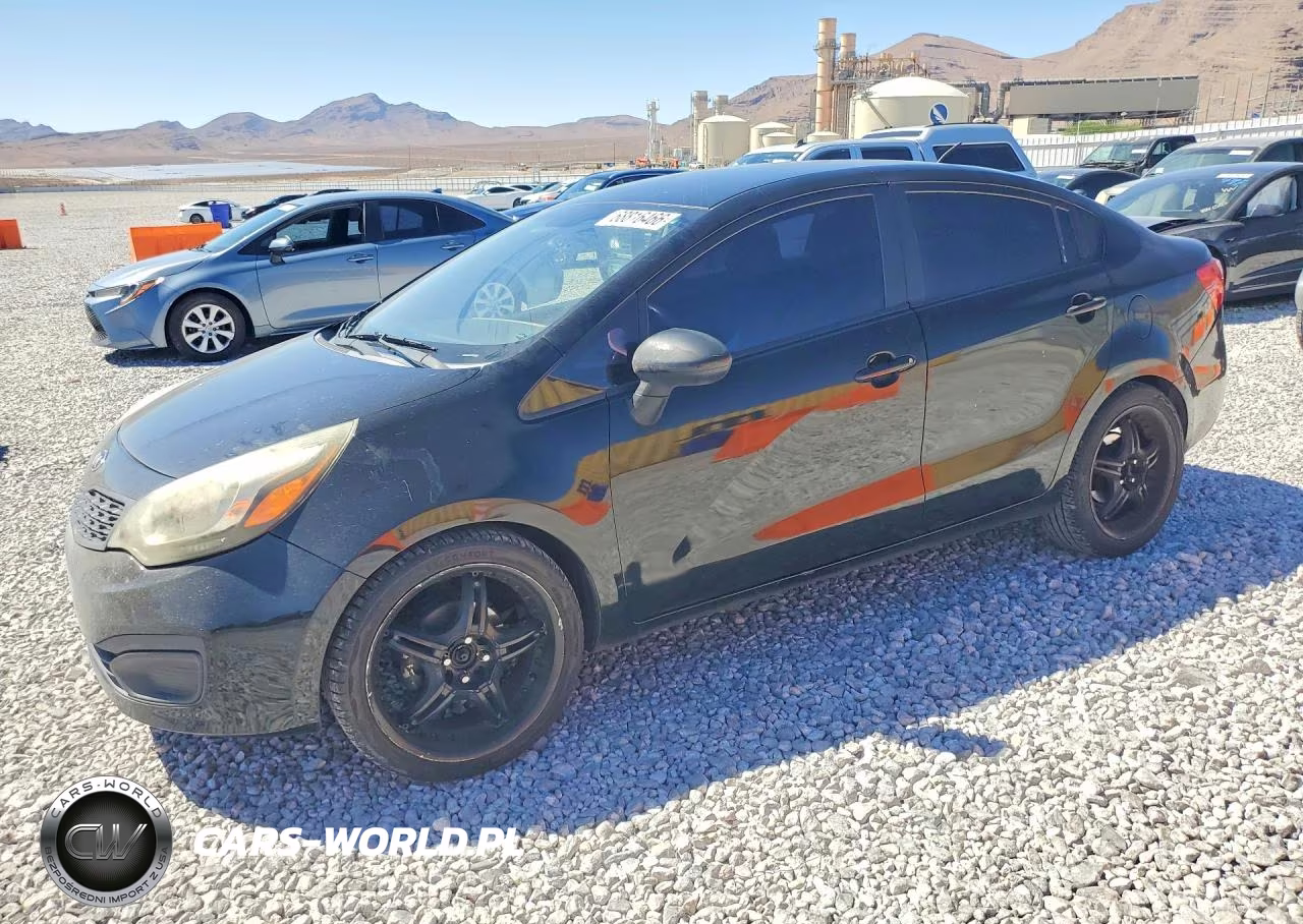 2013 Kia Rio Lx VIN:KNADM4A37D6138141 - 1