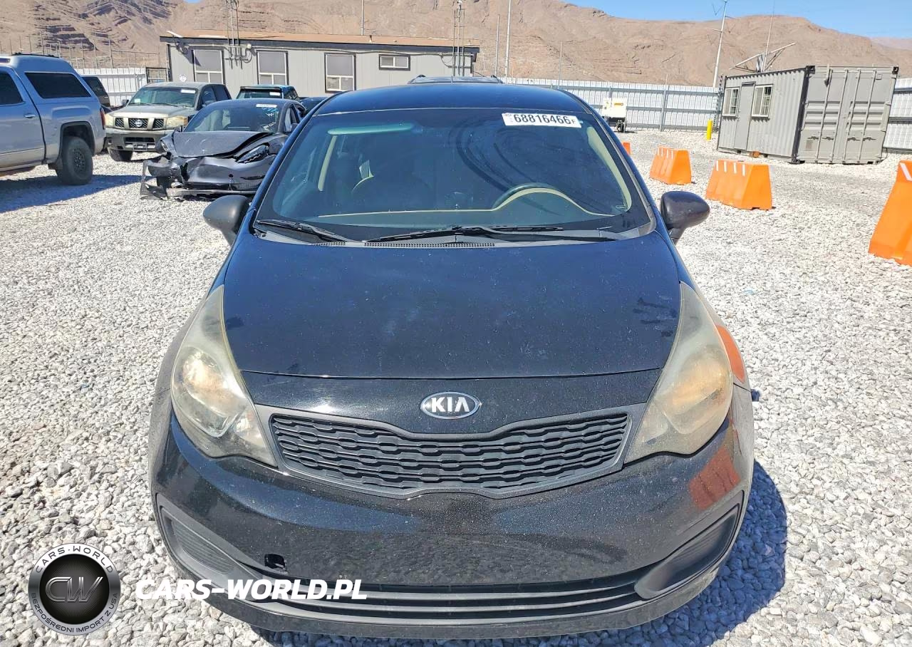 2013 Kia Rio Lx VIN:KNADM4A37D6138141 - 5