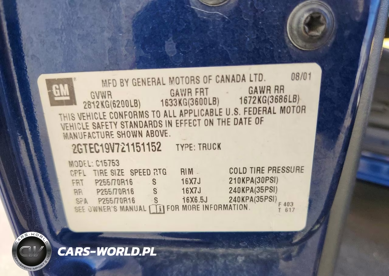 2002 GMC New Sierra C1500 VIN:2GTEC19V721151152 - 12