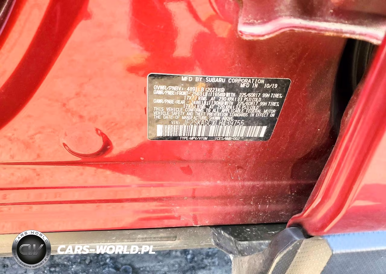 2020 Subaru Forester Premier VIN:JF2SKAGCXLH439755 - 13