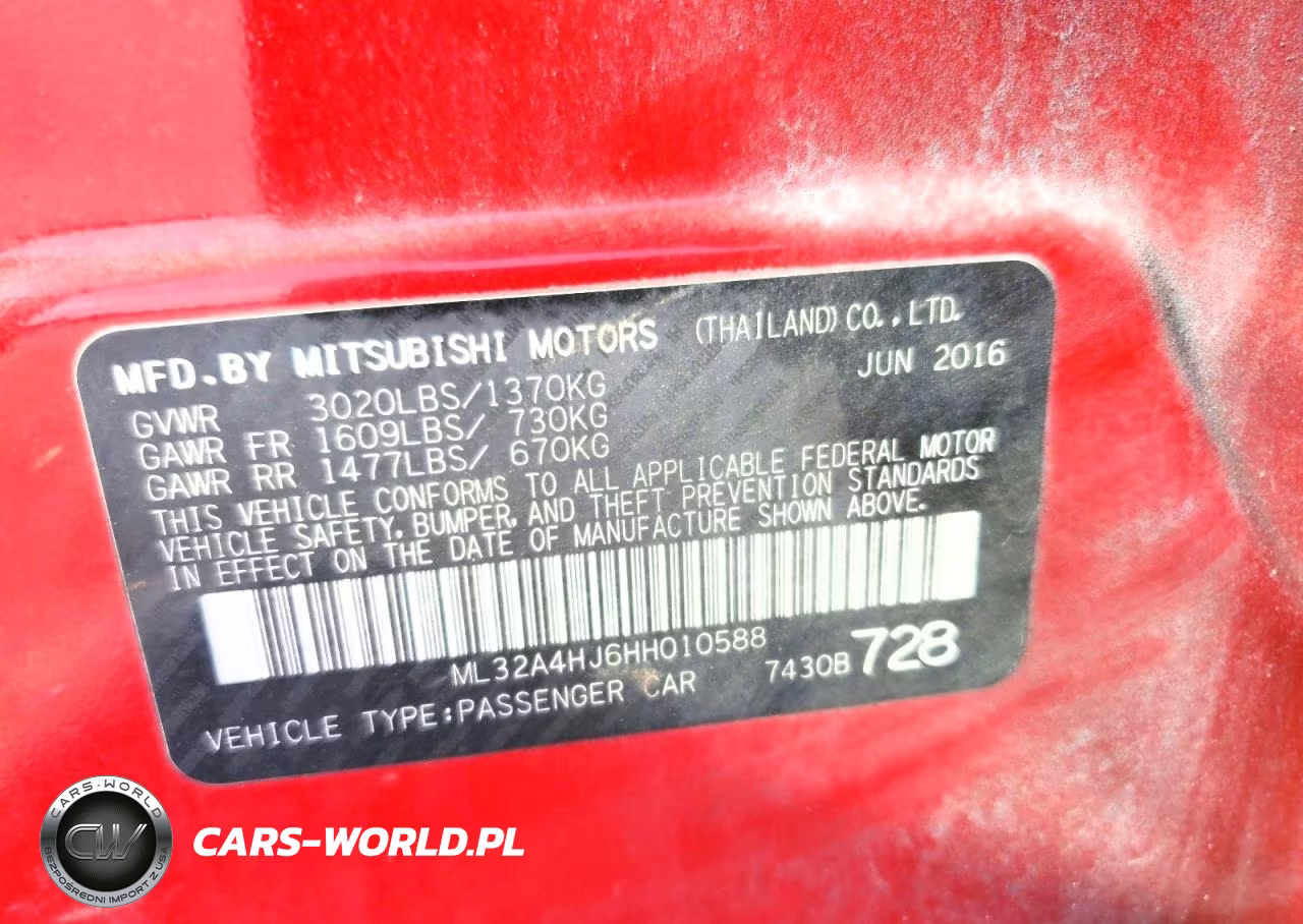 2017 Mitsubishi Mirage Se VIN:ML32A4HJ6HH010588 - 12