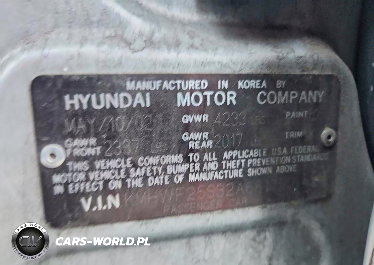 2002 Hyundai Sonata Base VIN:KMHWF25S32A681777 - 12